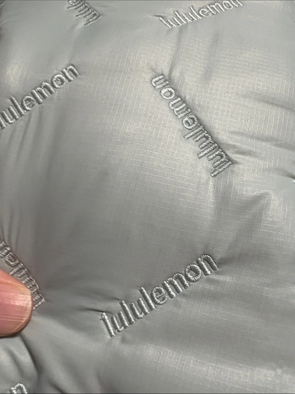 lululemon athletica Quilted Sage Green Hobo Bag